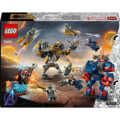 LEGO Super Heroes Avengers: Endgame Thor vs Chitauri για 8+ Ετών 373τμχ