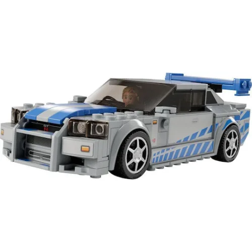 LEGO Speed Champions 2 Fast 2 Furious Nissan Skyline GT-R (R34) για 9+ Ετών