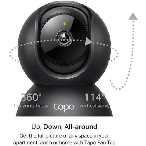 TP-LINK Tapo C211 v1 IP Κάμερα Παρακολούθησης Wi-Fi Full HD+ 3MP με Αμφίδρομη Επικοινωνία και Φακό 2.4mm