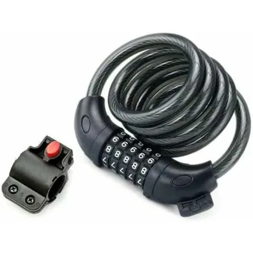 Xiaomi Electric Scooter Cable Lock Αξεσουάρ για Ηλεκτρικό Scooter Κλειδαριά Κουλούρα με Συνδυασμό Xiaomi σε Μαύρο Χρώμα BHR6751GL