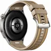 Huawei Watch GT 6 Pro Titanium 46mm Αδιάβροχο με Παλμογράφο (Brown Woven)
