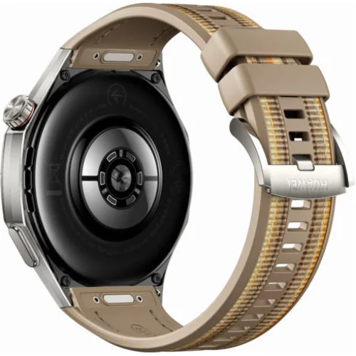 Huawei Watch GT 6 Pro Titanium 46mm Αδιάβροχο με Παλμογράφο (Brown Woven)