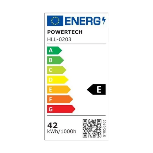 Powertech Ρυθμιζόμενο Κρεμαστό Φωτιστικό Ασημί LED με Φυσικό Λευκό Φως 70x30x120εκ.