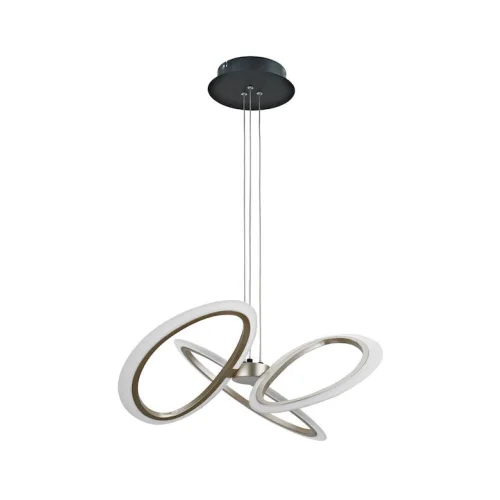 Powertech Ρυθμιζόμενο Κρεμαστό Φωτιστικό Χρυσό LED με Φυσικό Λευκό Φως 53x53x120εκ.