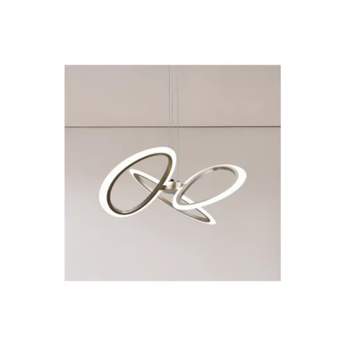 Powertech Ρυθμιζόμενο Κρεμαστό Φωτιστικό Χρυσό LED με Φυσικό Λευκό Φως 53x53x120εκ.