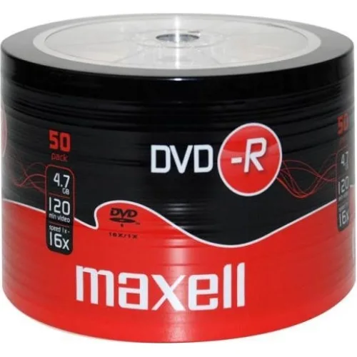 Maxell Εγγράψιμα DVD-R 16x 4.7GB Cake Box 100τμχ