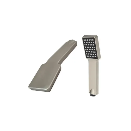 Bruno Σετ Μίκτης, Τηλέφωνο & Κεφαλή Ντουζ Εντοιχισμού για Ντουζιέρα Ασημί