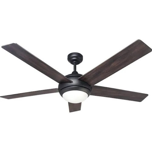 Life Etesian Ανεμιστήρας Οροφής 56.5cm με Φως και Τηλεχειριστήριο Καφέ