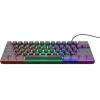 Trust GXT 867 Acira Gaming Μηχανικό Πληκτρολόγιο 60% με Outemu Red διακόπτες και RGB φωτισμό (Αγγλικό US)