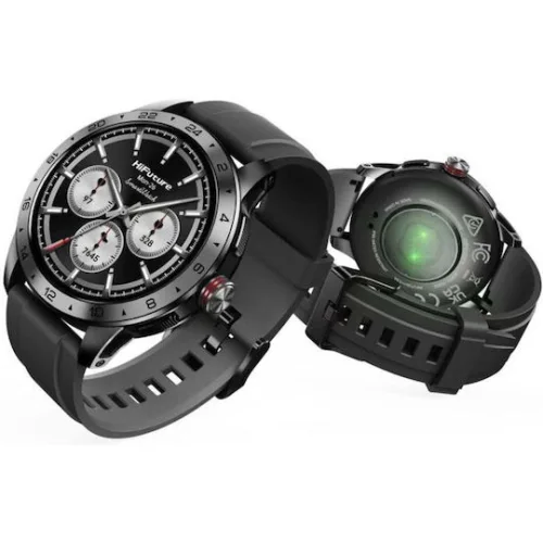 HiFuture Flex2 40mm Smartwatch με Παλμογράφο (Μαύρο)