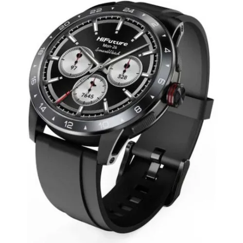 HiFuture Flex2 40mm Smartwatch με Παλμογράφο (Μαύρο)
