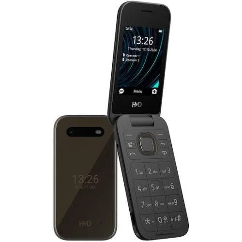 HMD 2660 Flip Dual SIM Κινητό με Μεγάλα Κουμπιά Μαύρο