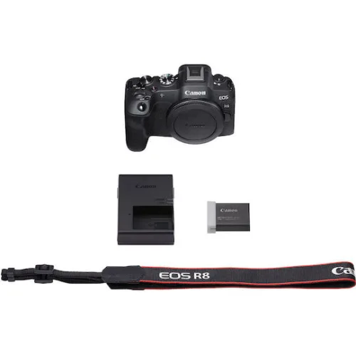 Canon EOS R8 Mirrorless Φωτογραφική Μηχανή Body Μαύρη