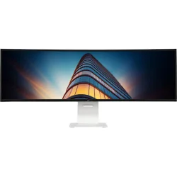LG 49U950A-W IPS HDR Curved Monitor 49" 5120x1440 144Hz με Χρόνο Απόκρισης 5ms GTG