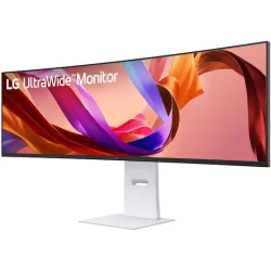 LG 49U950A-W IPS HDR Curved Monitor 49" 5120x1440 144Hz με Χρόνο Απόκρισης 5ms GTG