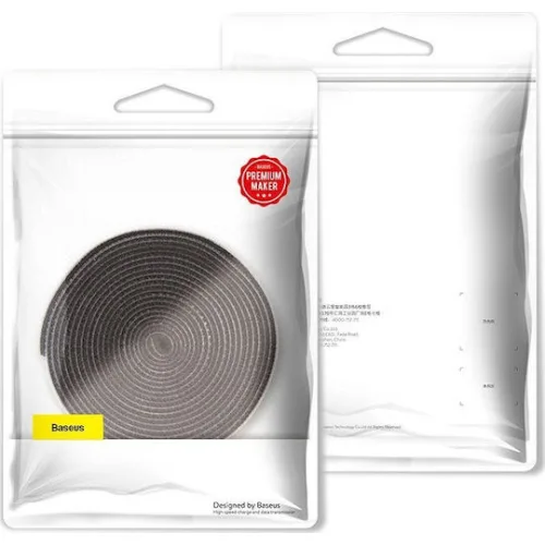 Baseus Velcro Δεματικό Καλωδίων Μαύρο 1τμχ ACMGT-E01