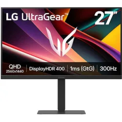 LG UltraGear IPS HDR Gaming Monitor 27" QHD 2560x1440 300Hz με Χρόνο Απόκρισης 1ms GTG