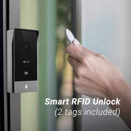 Ezviz HP5 Κουδούνι Πόρτας Wi-Fi Μαύρο