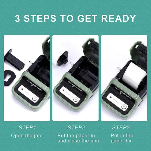 Niimbot B21 Ηλεκτρονικός Ετικετογράφος Χειρός σε Πράσινο Χρώμα