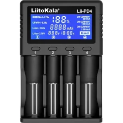 LiitoKala LII-PD4 Φορτιστής 4 Μπαταριών Li-ion/Ni-Cd/Ni-MH Μεγέθους AA/AAA/18650/26650