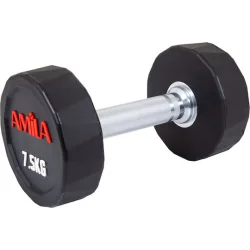 AMILA Polygon PU Series Βαράκι Λαστιχένιο 1 x 7.5kg