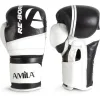 AMILA Γάντια Πυγμαχίας Δερμάτινα για Αγώνα Μαύρα