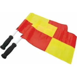 AMILA Σημαιάκια Επόπτη Ποδοσφαίρου Σετ 2τμχ Πολύχρωμα