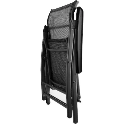 Escape Καρέκλα Παραλίας Μαύρη 70x58x108εκ.