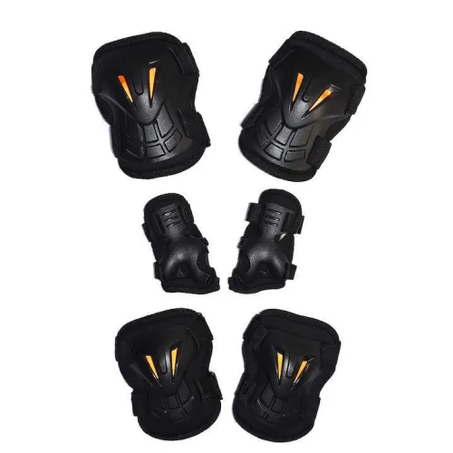 AMILA Σετ Προστατευτικών για Rollers Μαύρο Medium