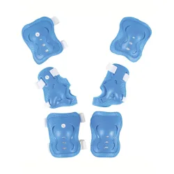 AMILA Παιδικό Σετ Προστατευτικών για Rollers Μπλε Medium