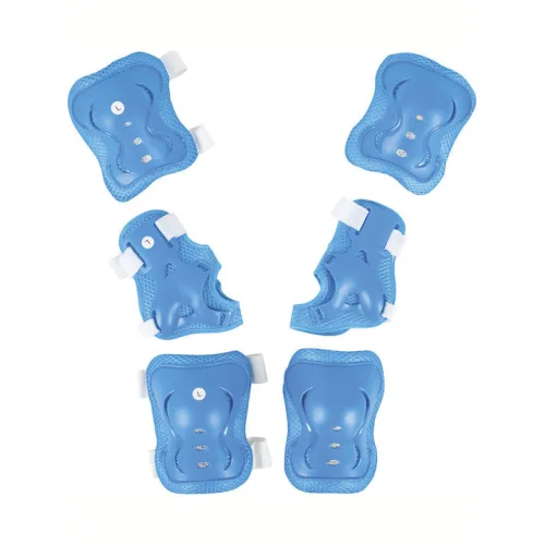 AMILA Παιδικό Σετ Προστατευτικών για Rollers Μπλε Medium