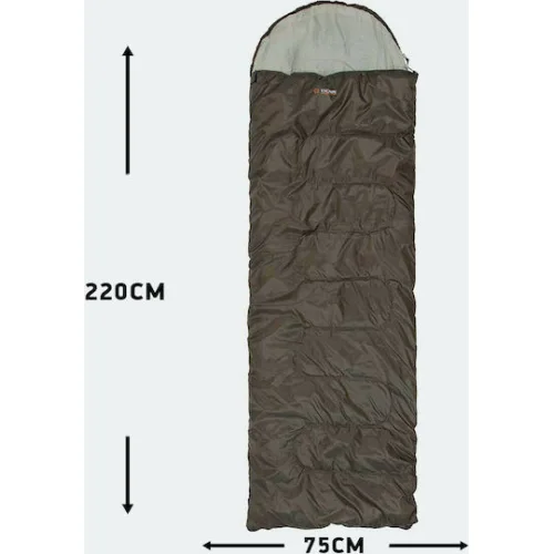 Escape Sleeping Bag Μονό Καλοκαιρινό Brown