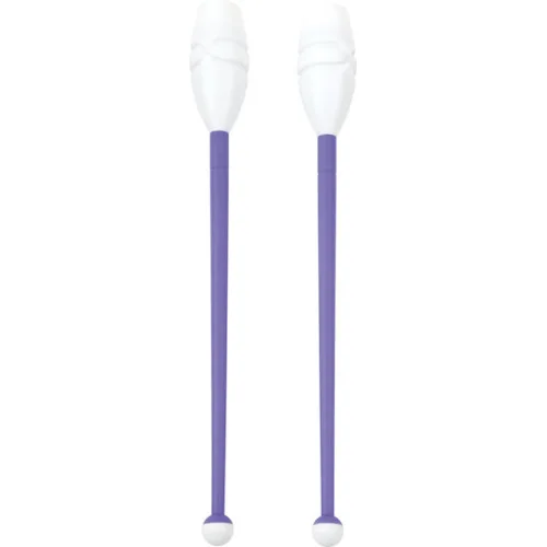 AMILA Κορίνες Ρυθμικής Κορίνες Μαλακές 45cm Μωβ/Άσπρες 45cm Μωβ