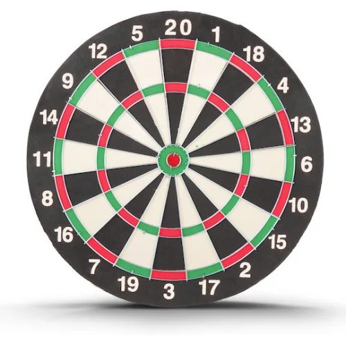 Win Max Στόχος Στόχος Χάρτινος Διπλής Όψεως με 6 Βελάκια