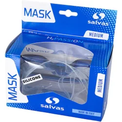 Salvas Μάσκα Θαλάσσης Σιλικόνης Geo Medium σε Μπλε χρώμα