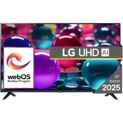 LG Smart Τηλεόραση 65" 4K UHD LED AI UA73 HDR (2025) 65UA73003LA