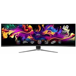 MSI 491CQP QD-OLED HDR Curved Gaming Monitor 49" 5120x1440 144Hz με Χρόνο Απόκρισης 0.03ms GTG