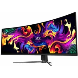 MSI 491CQP QD-OLED HDR Curved Gaming Monitor 49" 5120x1440 144Hz με Χρόνο Απόκρισης 0.03ms GTG