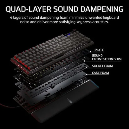 Corsair Vanguard Pro 96 Ηall Effect Gaming Πληκτρολόγιο 96% με Corsair MGX διακόπτες και RGB φωτισμό (Αγγλικό US)