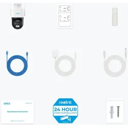 Reolink Trackmix Series IP Κάμερα Παρακολούθησης 4K Αδιάβροχη Μπαταρίας με Αμφίδρομη Επικοινωνία και Φακό 2.8mm