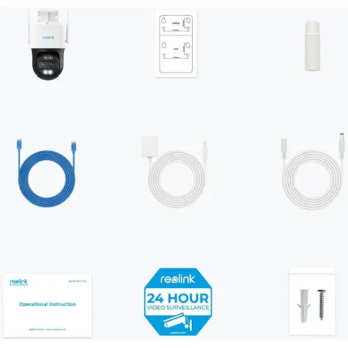 Reolink Trackmix Series IP Κάμερα Παρακολούθησης 4K Αδιάβροχη Μπαταρίας με Αμφίδρομη Επικοινωνία και Φακό 2.8mm