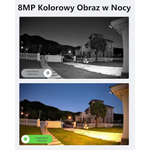 Reolink Trackmix Series IP Κάμερα Παρακολούθησης 4K Αδιάβροχη Μπαταρίας με Αμφίδρομη Επικοινωνία και Φακό 2.8mm