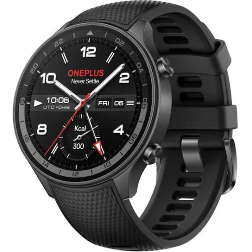 OnePlus Watch 2R Stainless Steel 47mm με Παλμογράφο (Γκρι)
