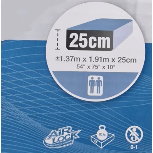 Intex Φουσκωτό Στρώμα Ύπνου Classic Downy 191x137x25εκ. Μπλε