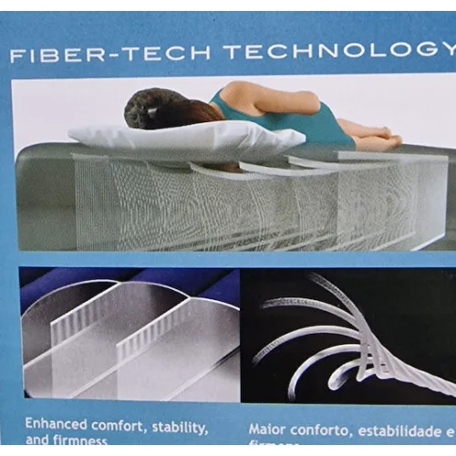 Intex Φουσκωτό Στρώμα Ύπνου Classic Downy 191x137x25εκ. Μπλε