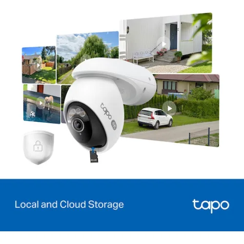 TP-LINK TAPO C560WS v1 IP Κάμερα Παρακολούθησης Wi-Fi 4K Αδιάβροχη με Ηχείο