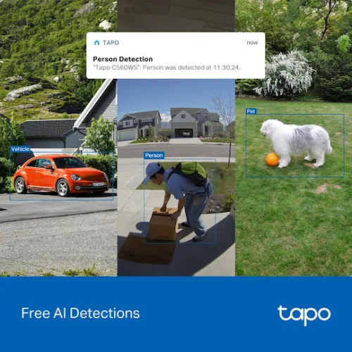 TP-LINK TAPO C560WS v1 IP Κάμερα Παρακολούθησης Wi-Fi 4K Αδιάβροχη με Ηχείο