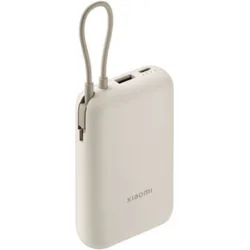Xiaomi BHR9072GL Integrated Type-C Power Bank 10000mAh 22.5W με Θύρα USB-A και Θύρα USB-C Μπεζ