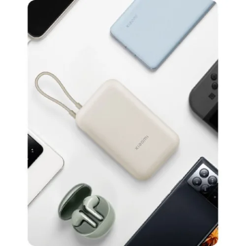 Xiaomi BHR9072GL Integrated Type-C Power Bank 10000mAh 22.5W με Θύρα USB-A και Θύρα USB-C Μπεζ