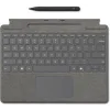 Microsoft Surface Pro Copilot Button + Slim Pen Πληκτρολόγιο με Touchpad Αγγλικό US Platinum